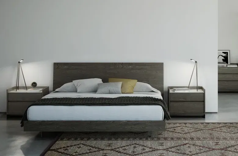 Huppe Bernard Wood Bed