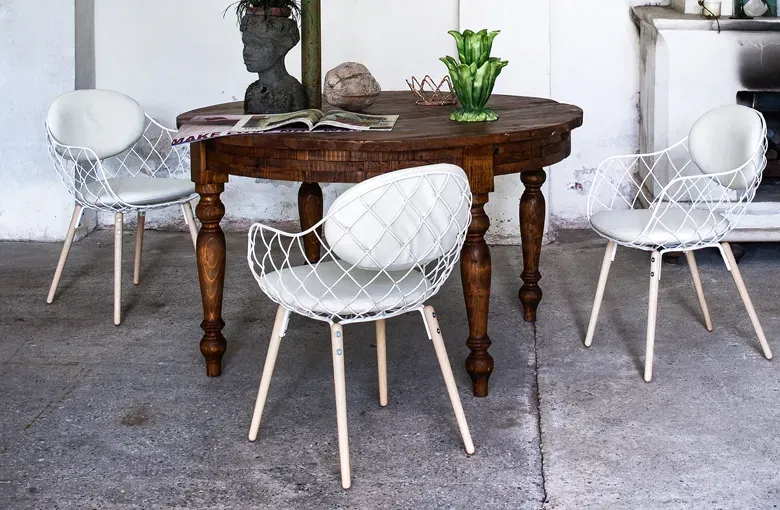 Magis Pina Wood Leg Dining Chair