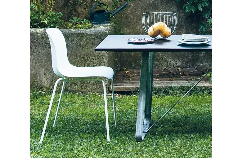 Magis Troy Metal Leg Dining Chair