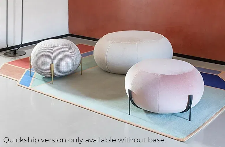 Saba Quickship Geo Pouf Quickship