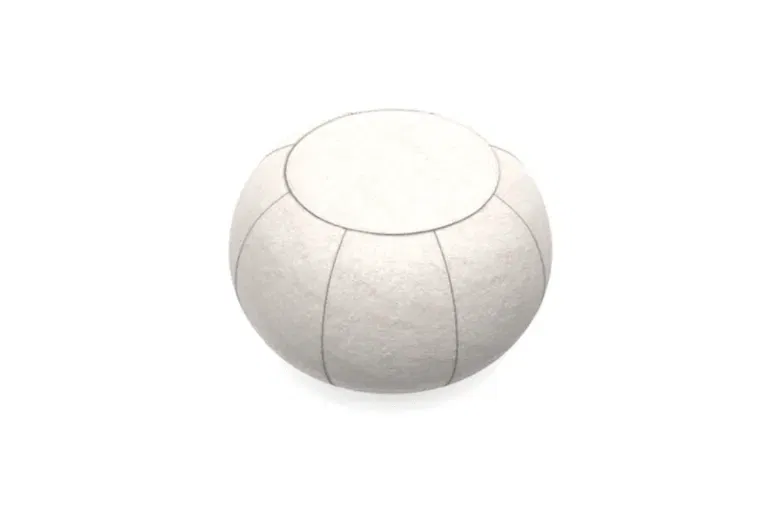 Saba Quickship Geo Pouf Quickship