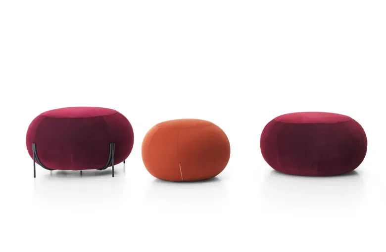 Saba Quickship Geo Pouf Quickship