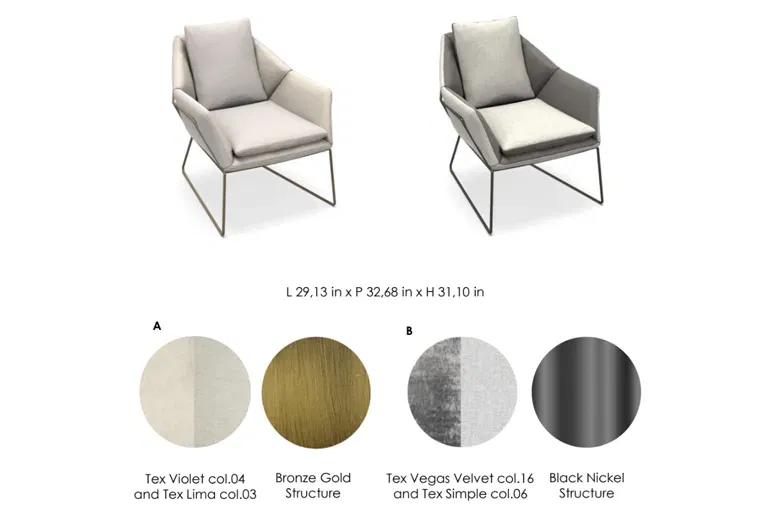 Saba Quickship New York Lounge Chair Quickship