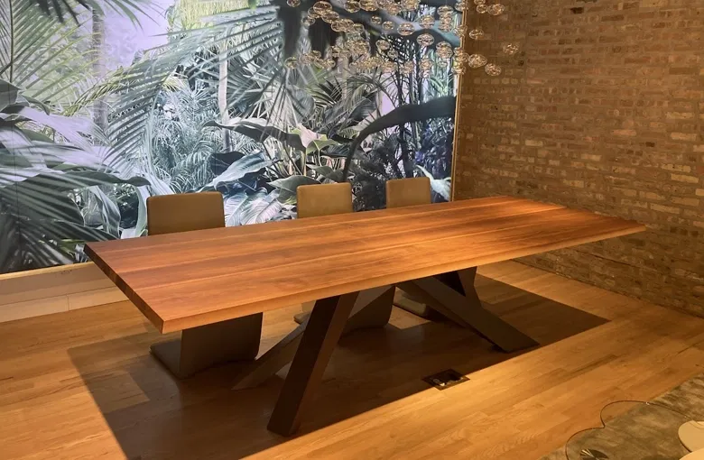Sample Sale Big Wood  Dining Table Sale: $7,464 | Retail: $14,928