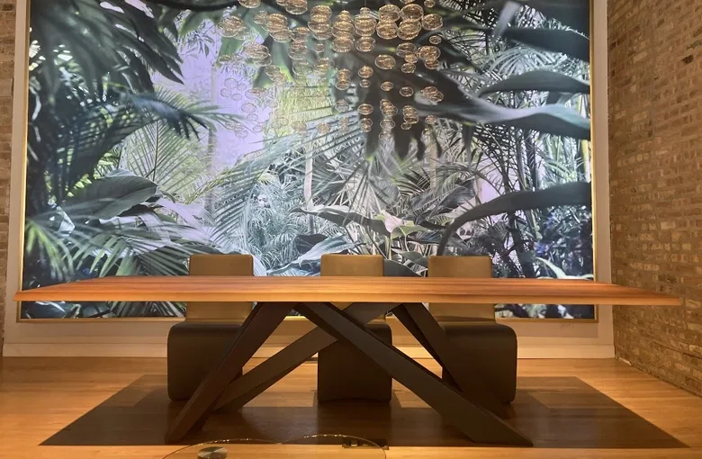 Sample Sale Big Wood  Dining Table Sale: $7,464 | Retail: $14,928